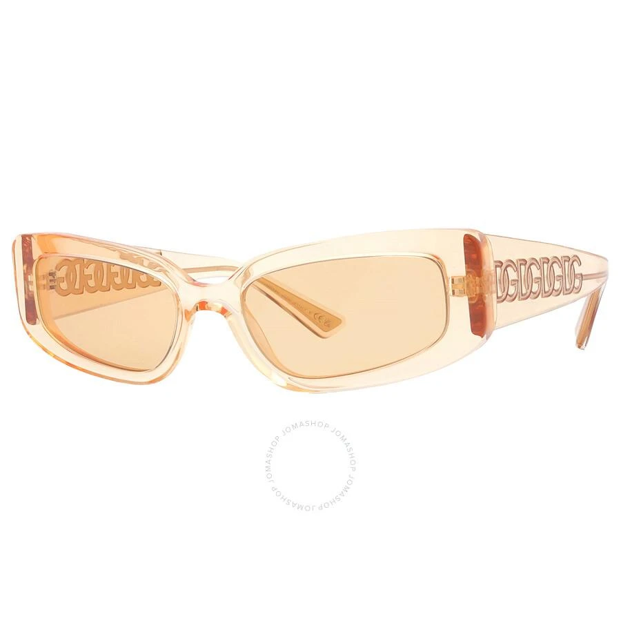 Dolce & Gabbana Light Orange Cat Eye Ladies Sunglasses DG4445 3046/7 54 3