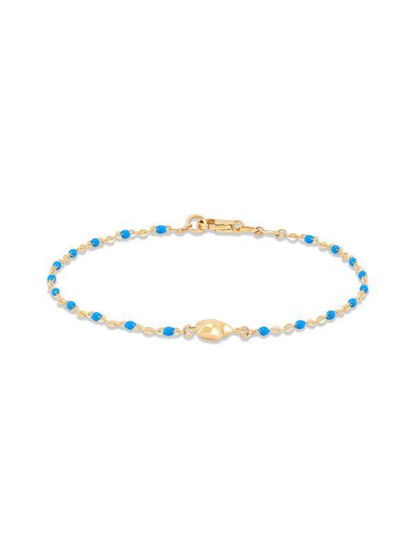 Saks Fifth Avenue 14K Yellow Gold & Enamel Tincup Bracelet