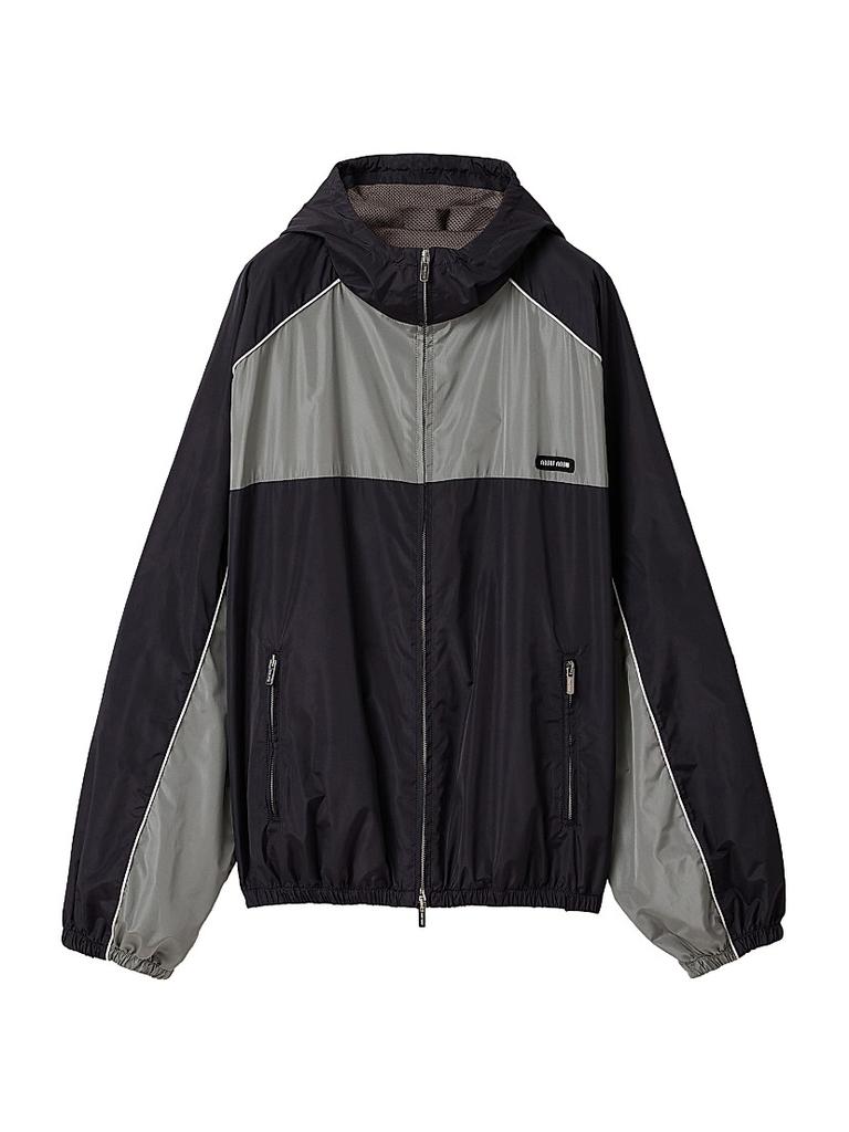 Miu Miu Miu Miu Recycled Nylon Windbreaker Jacket - Moda Operandi