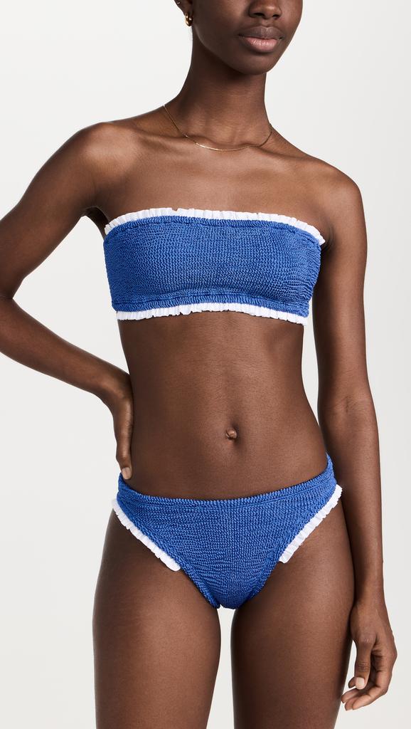 Hunza G Tracey Frill Bikini Set - Swimwear - Compare Prices