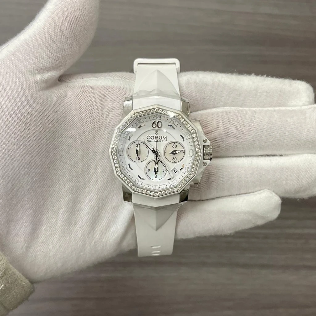 Corum Corum Admiral's Cup Competition 40 Chronograph Stainless Steel Diamond Automatic Watch A984/01022 2