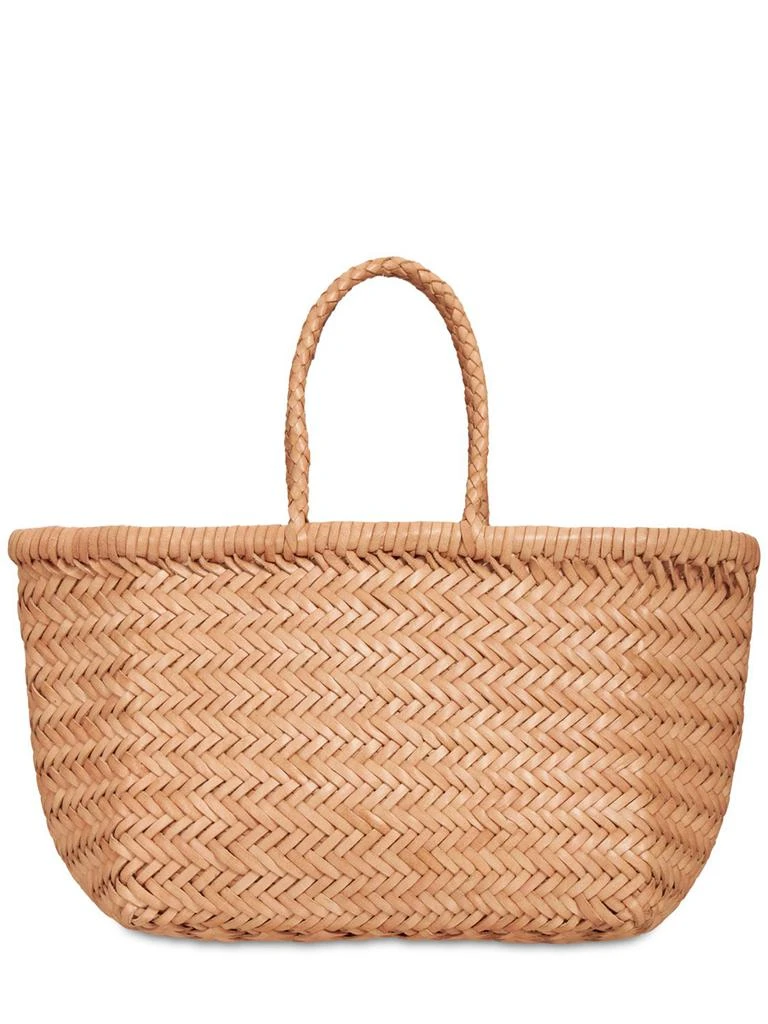 DRAGON DIFFUSION Triple Jump Small Leather Basket Bag 4