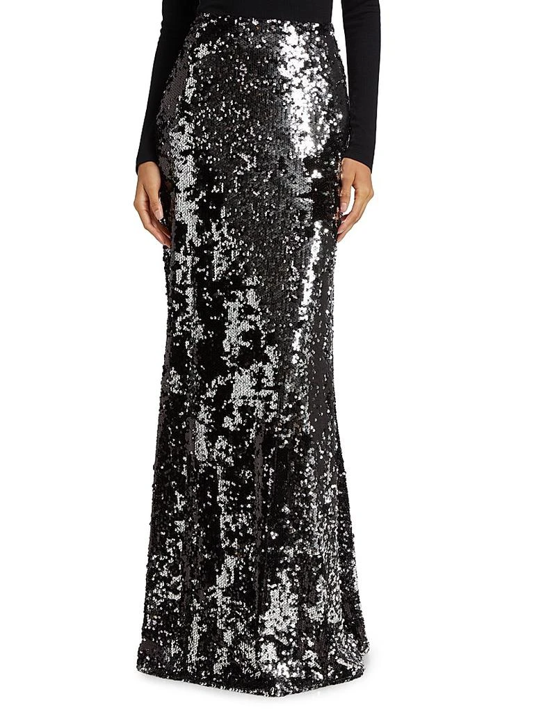 L'Agence Zeta Sequined Maxi Skirt 3