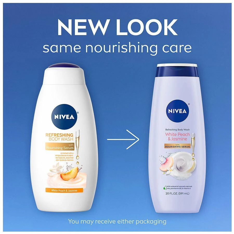 Nivea Refreshing Body Wash with Nourishing Serum White Peach and Jasmine 3