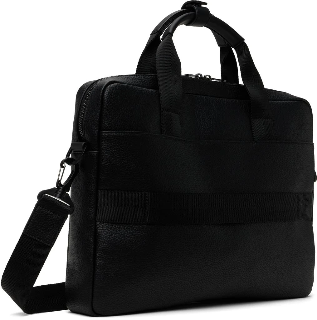 Hugo Boss Black Logo Hardware Faux-Leather Briefcase 3