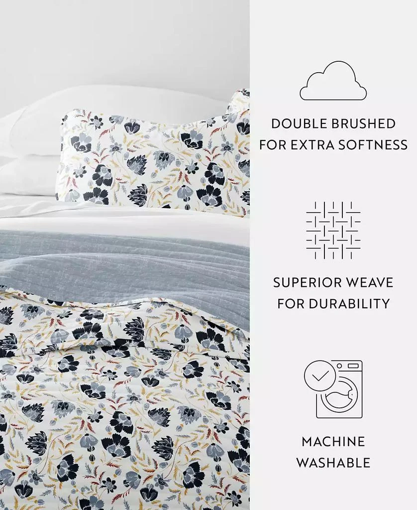 IENJOY HOME French Jacobean Reversible 2-Pc. Quilt Set 5