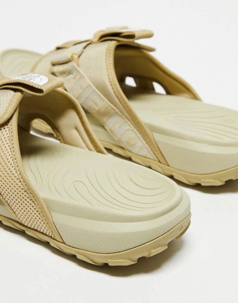 The North Face The North Face Explore Camp chunky slider in beige 4