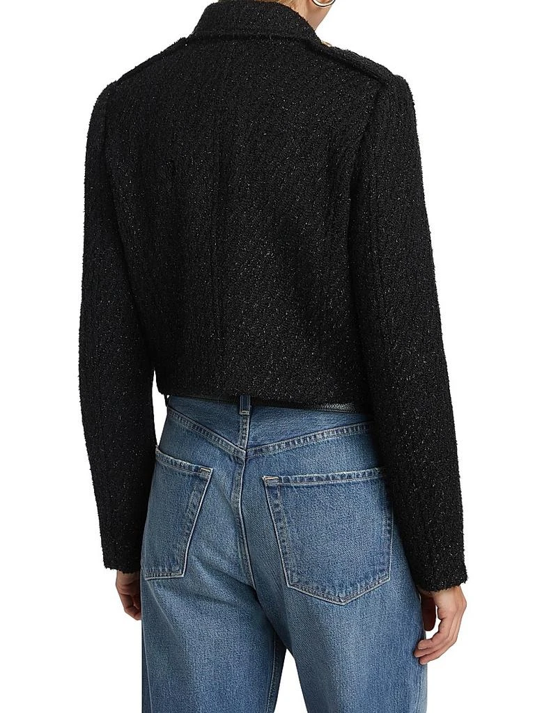 Michael Kors Metallic Tweed Wool Jacket 5