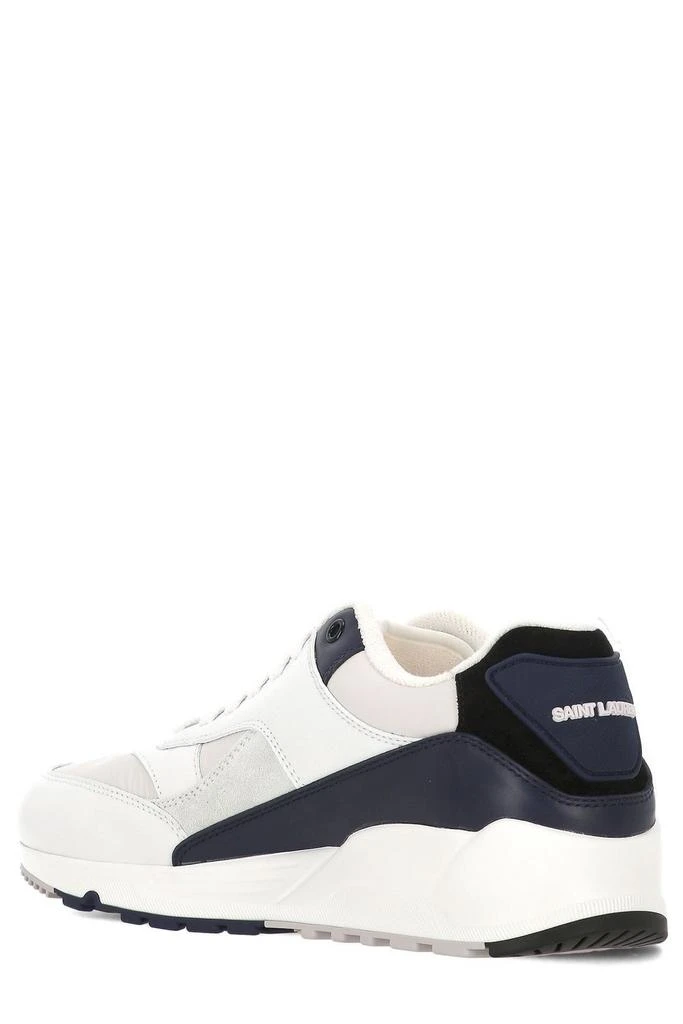 Yves Saint Laurent Saint Laurent Round Toe Lace-Up Sneakers 3