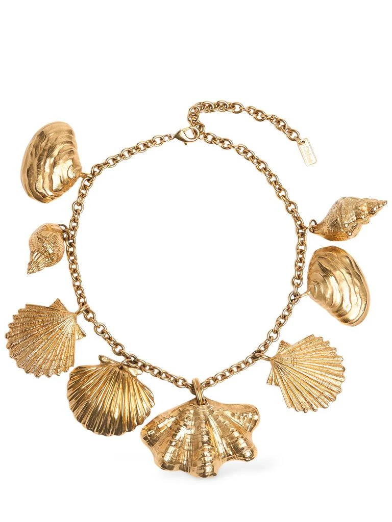 Chloé Seashells Brass Necklace 1
