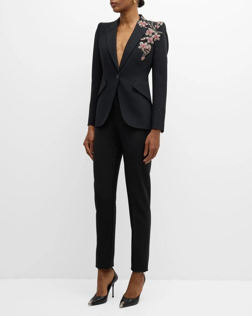 Alexander McQueen Cherry Blossom Crystal Blazer 3