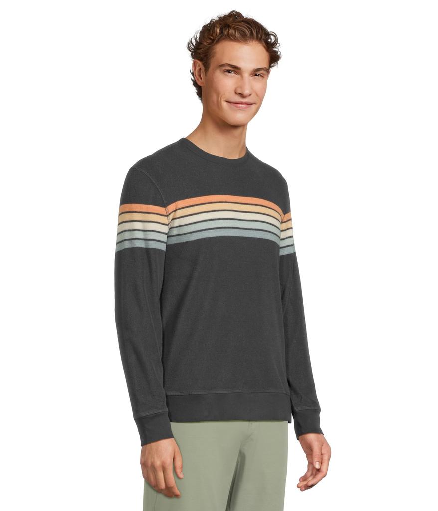 Faherty Cabana Towel Terry Crewneck