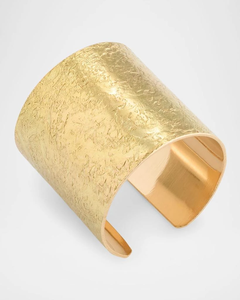 POPPY FINCH 14K Yellow Gold Foil Ear Cuff, Single 2