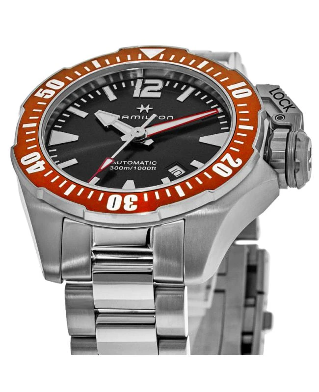 Hamilton Hamilton Khaki Navy Frogman Men's Watch H77725135 3