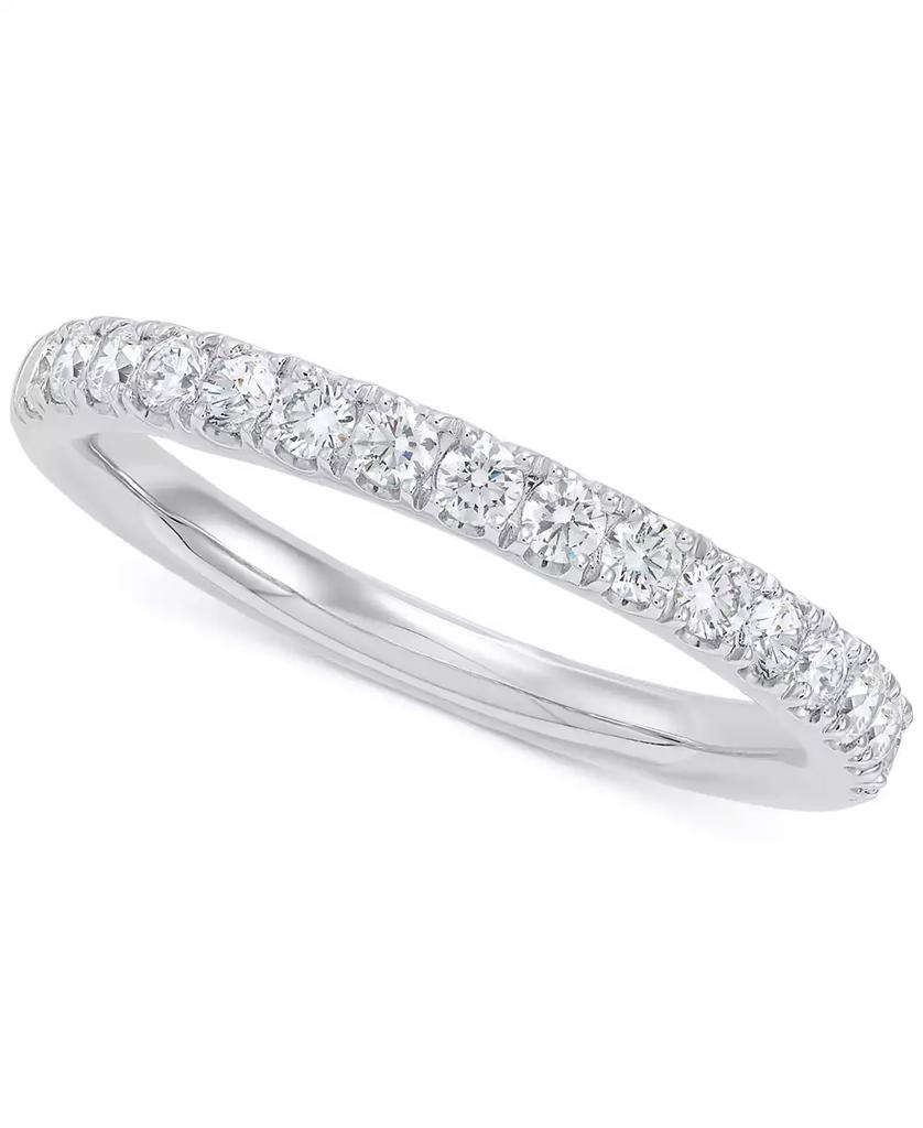 Grown With Love IGI Certified Lab Grown Diamond Band (1/2 ct. t.w.) in 14k White Gold