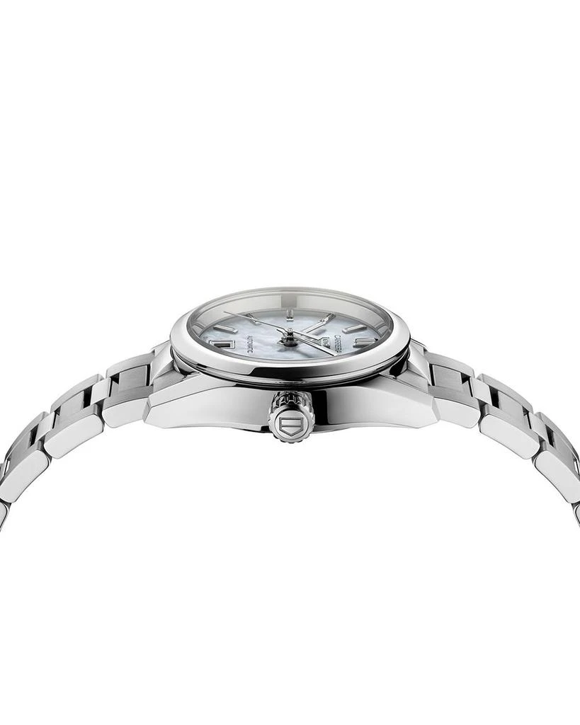 TAG Heuer Carrera Stainless Steel and White Mother of Pearl Automatic Dial Watch, 29mm 2
