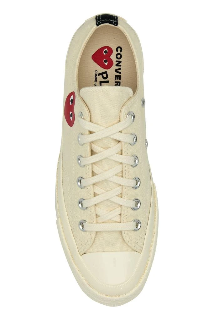 Comme des Garcons Ivory canvas Comme Des Garçons X Converse sneakers 3
