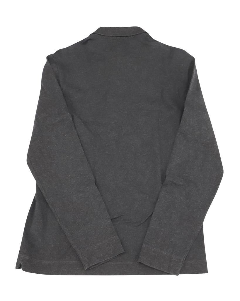 Lacoste Long-sleeve Paris Classic Fit Polo in Grey Cotton