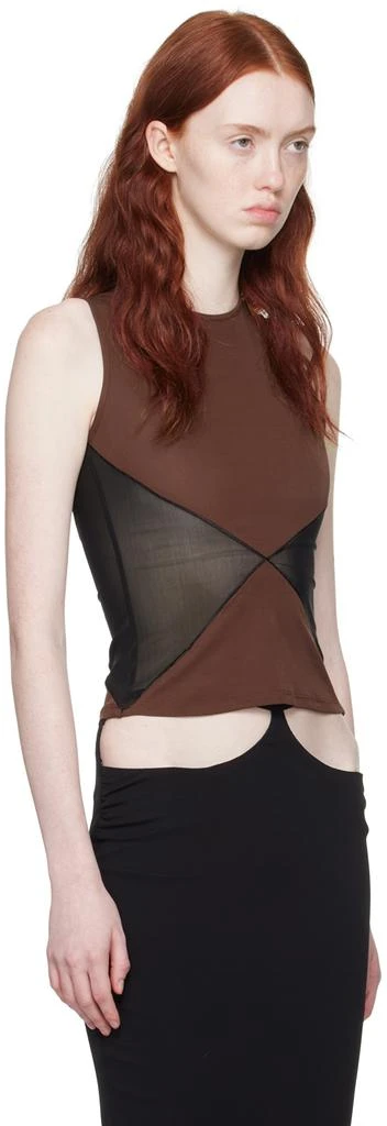 Miaou Brown Sasha Tank Top 2
