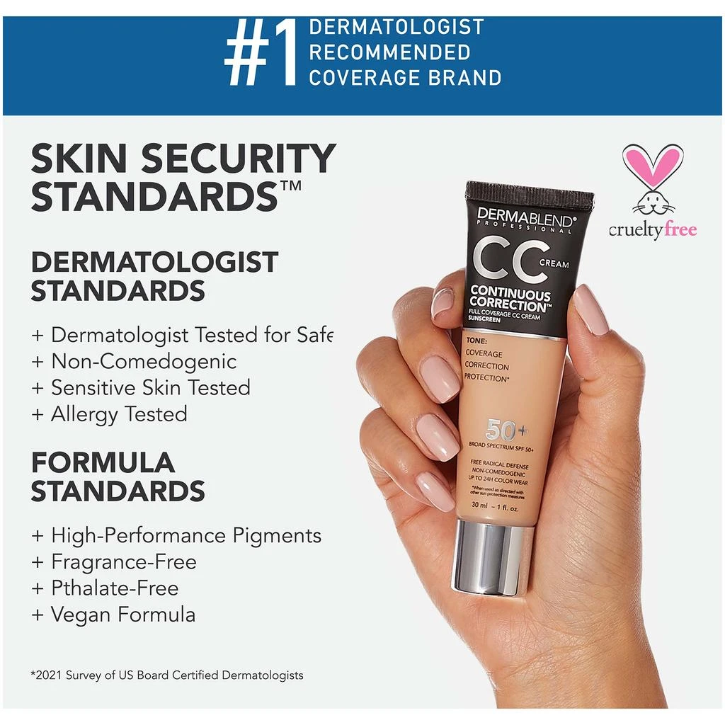 Dermablend Dermablend Continuous Correction CC Cream SPF 50 1 fl. oz. 5