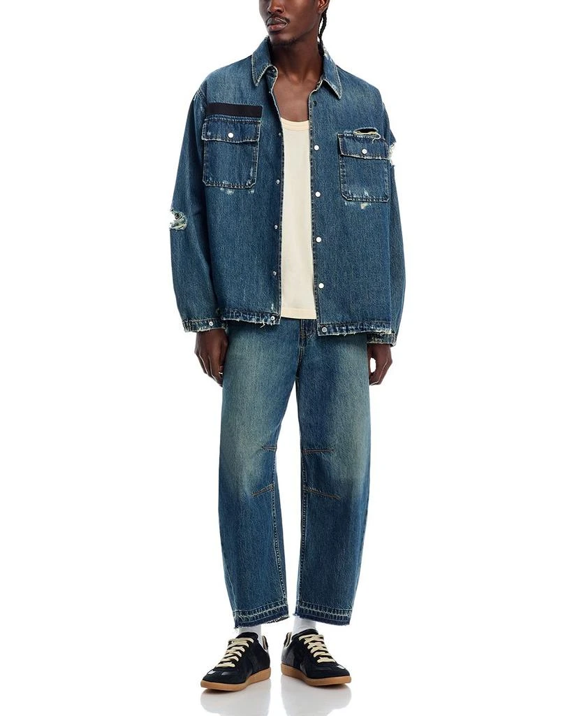 Helmut Lang Distressed Denim Uniform Shirt 2