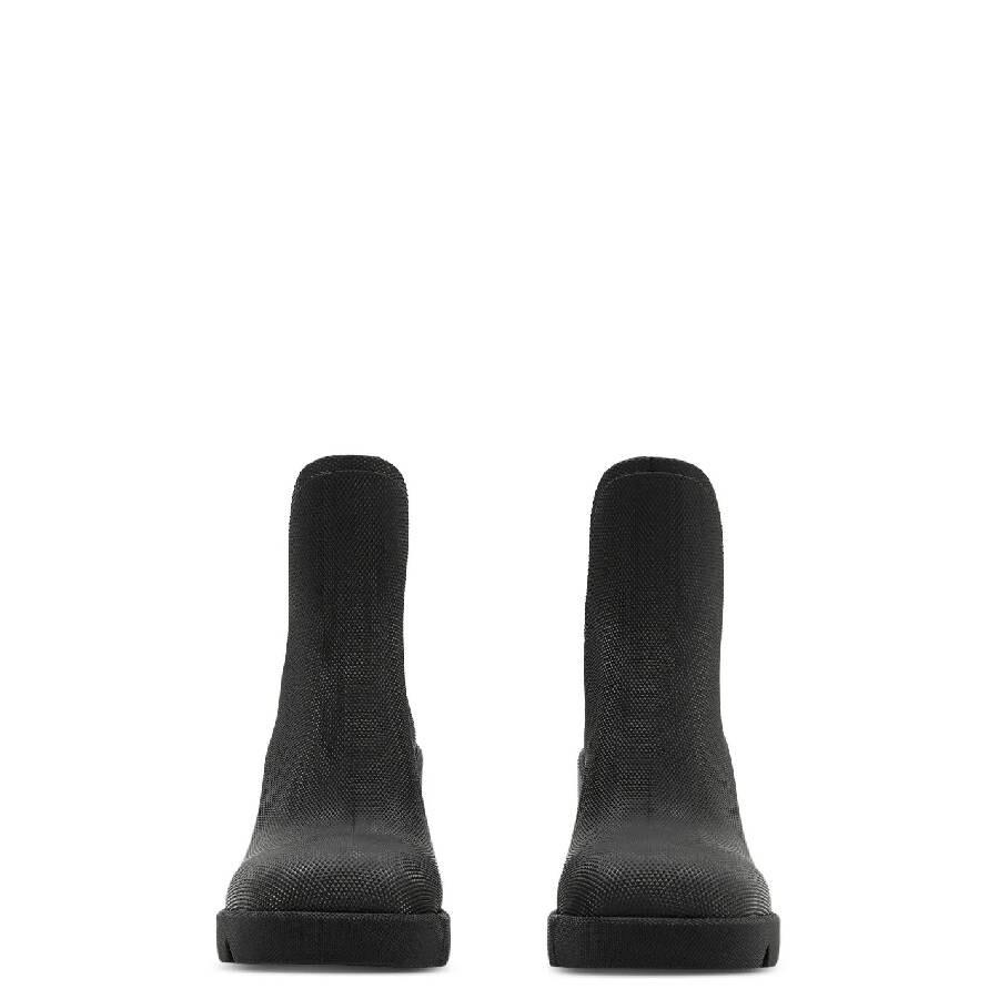 Burberry Marsh Round-Toe Ankle Rain Boots