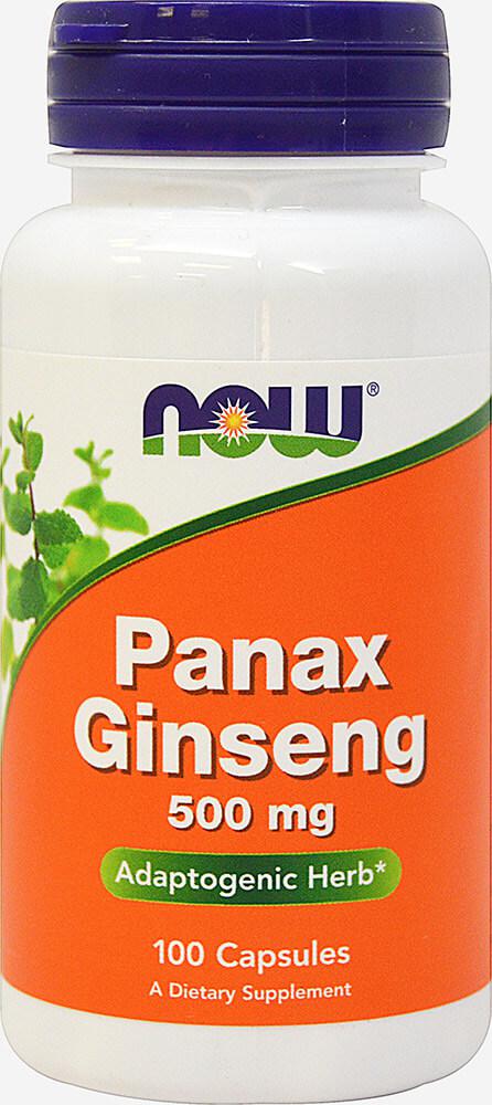 Now Foods Panax Ginseng 500 mg 100 Capsules