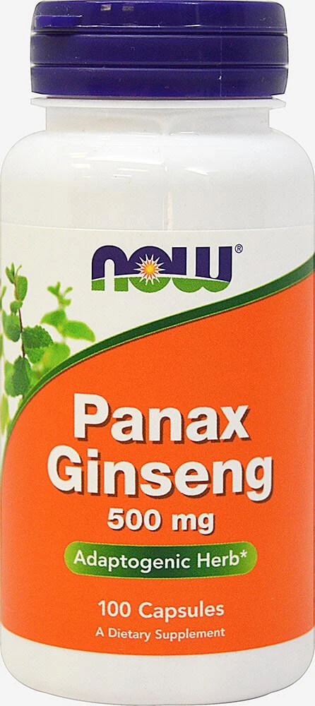 Now Foods Panax Ginseng 500 mg 100 Capsules 1