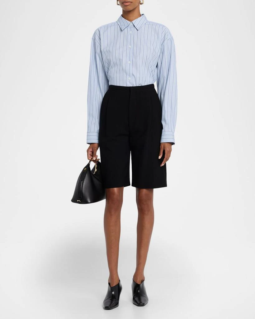 Totême Classic Stripe Button-Front Shirt 2