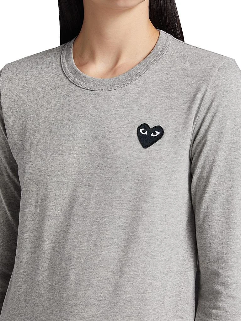 Comme des Garcons Heart Long-Sleeve T-Shirt 6