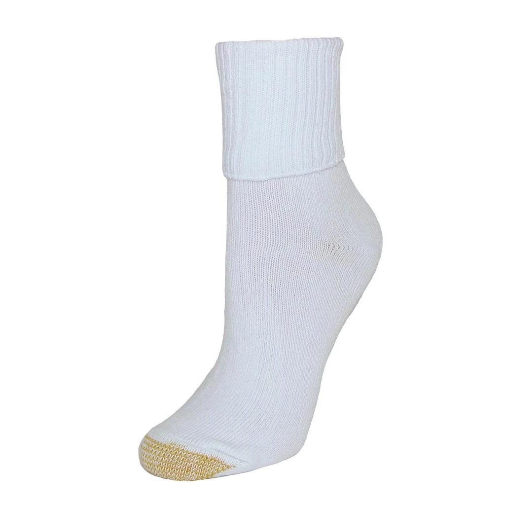 Gold Toe Women's Turn Cuff Bermuda Socks (3 Pair Pack) 1