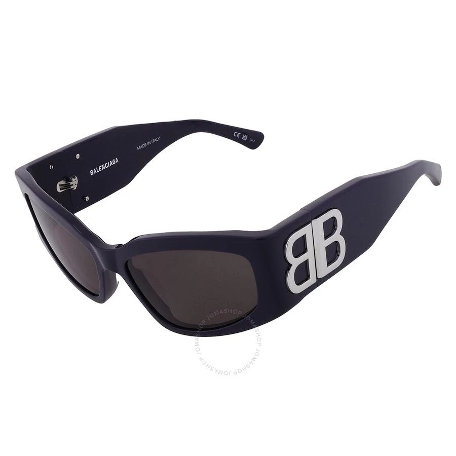 Balenciaga Grey Cat Eye Ladies Sunglasses BB0321S 007 57 3