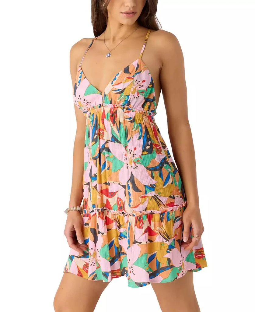 O'Neill Juniors' Simone Printed Ruffled Mini Dress 3