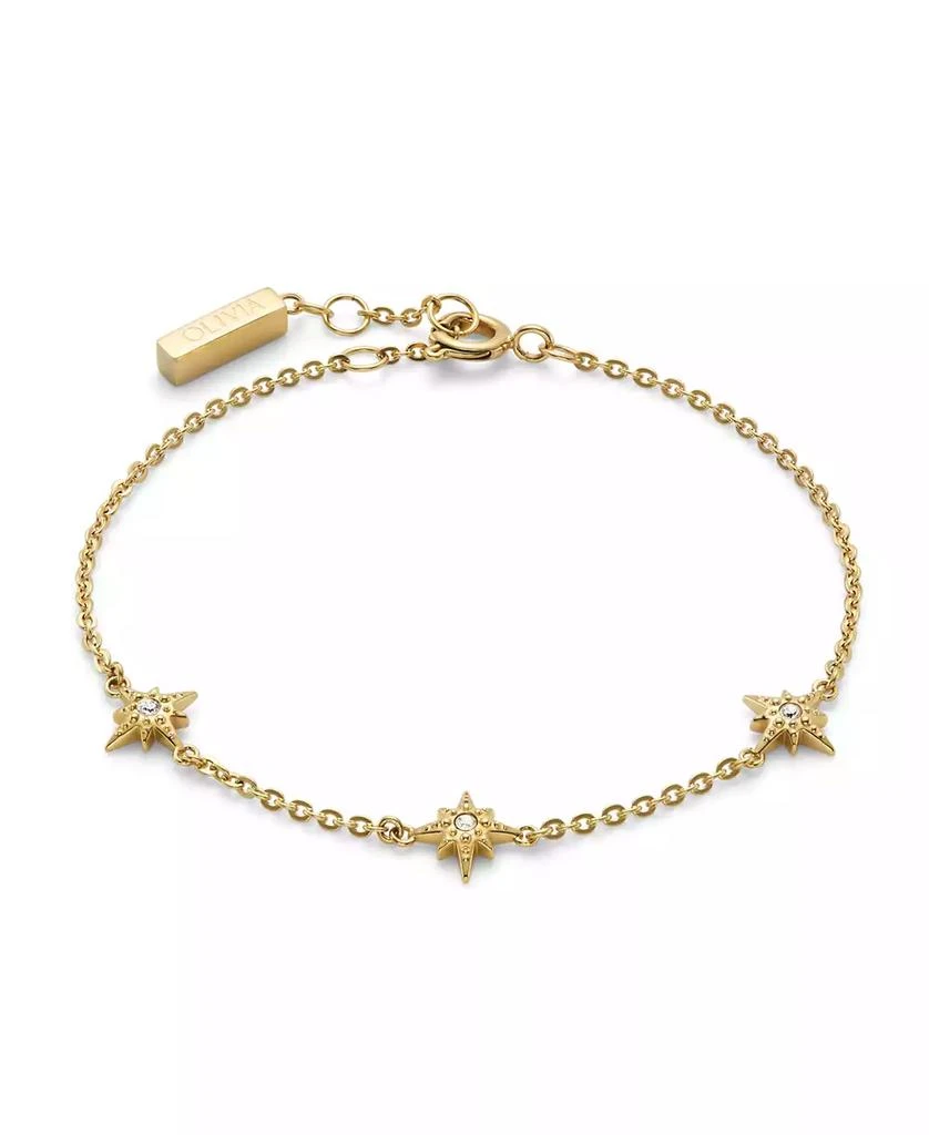 Olivia Burton Women's Ever Stacked North Star Gold Tone Stainless Steel Bracelet 2