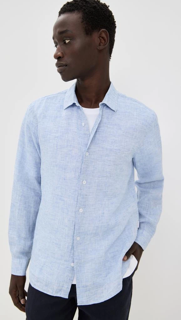 ORLEBAR BROWN Giles Linen Button Down Shirt 1