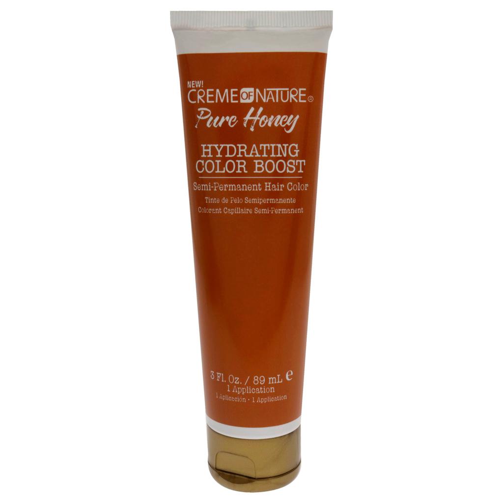 Creme Of Nature Pure Honey Hydrating Color Boost Semi-Permanent Hair Color - Light Golden Copper by  for Unisex - 3 oz Hair Color