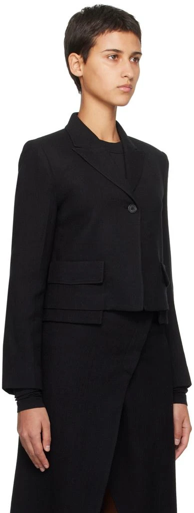 Youth Black Cropped Blazer 2