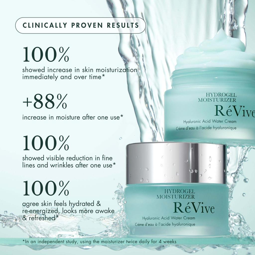 Revive RéVive Skincare Hydrogel Moisturizer Hyaluronic Acid Water Cream 50ml