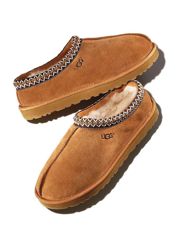 UGG Men's Tasman Suede & Shearling Slippers 7