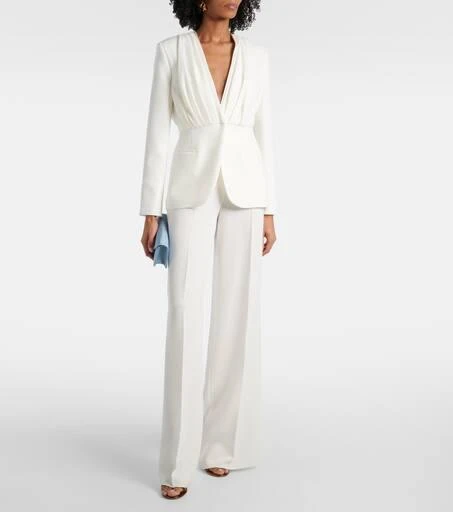 Max Mara Gradi draped crêpe jacket 2