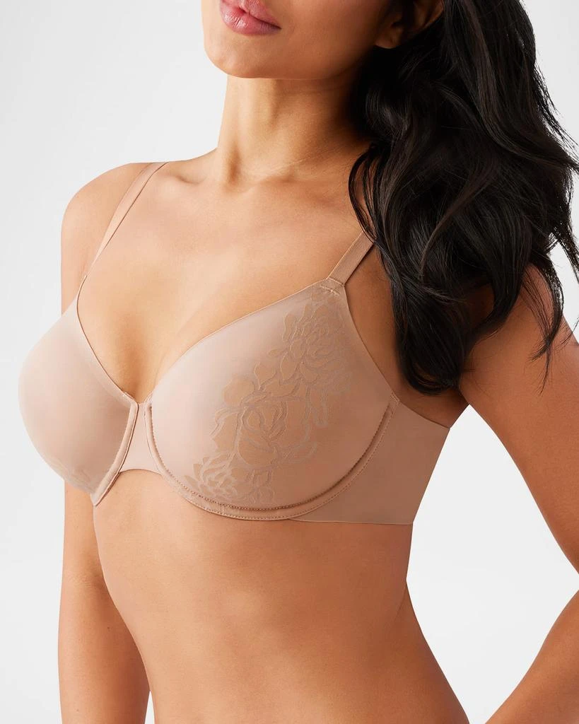Wacoal Confidence Boost Floral Burnout Full-Cup Bra 4