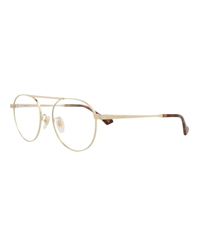 Gucci Round-Frame Metal Optical Frames 2