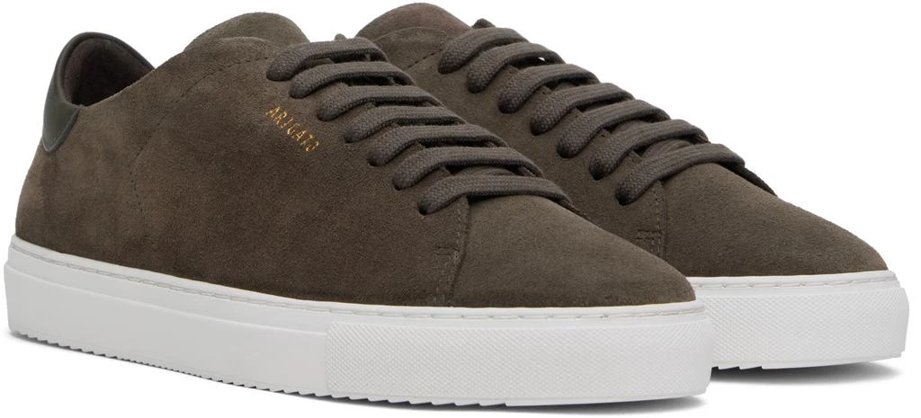 Axel Arigato Brown Clean 90 Suede Sneakers 4