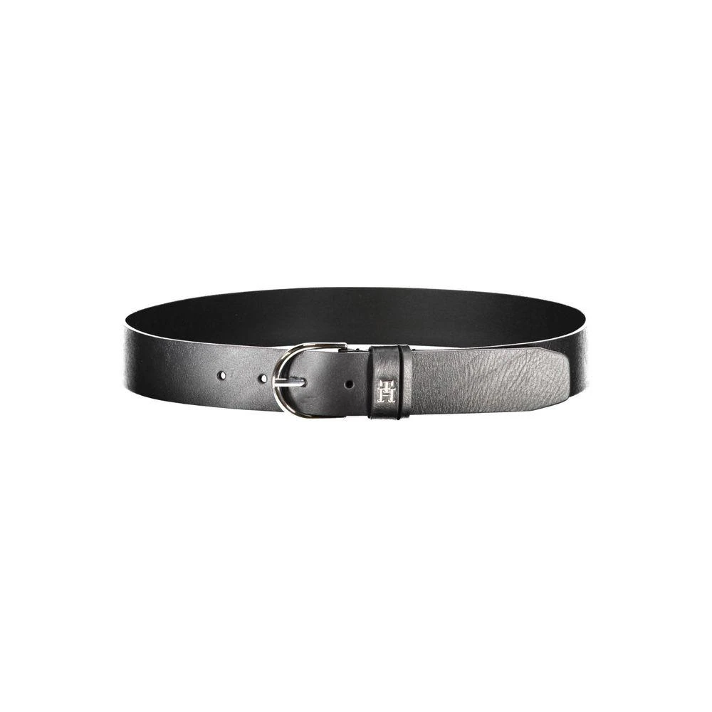 Tommy Hilfiger Tommy Hilfiger Black Leather Women Belt 2