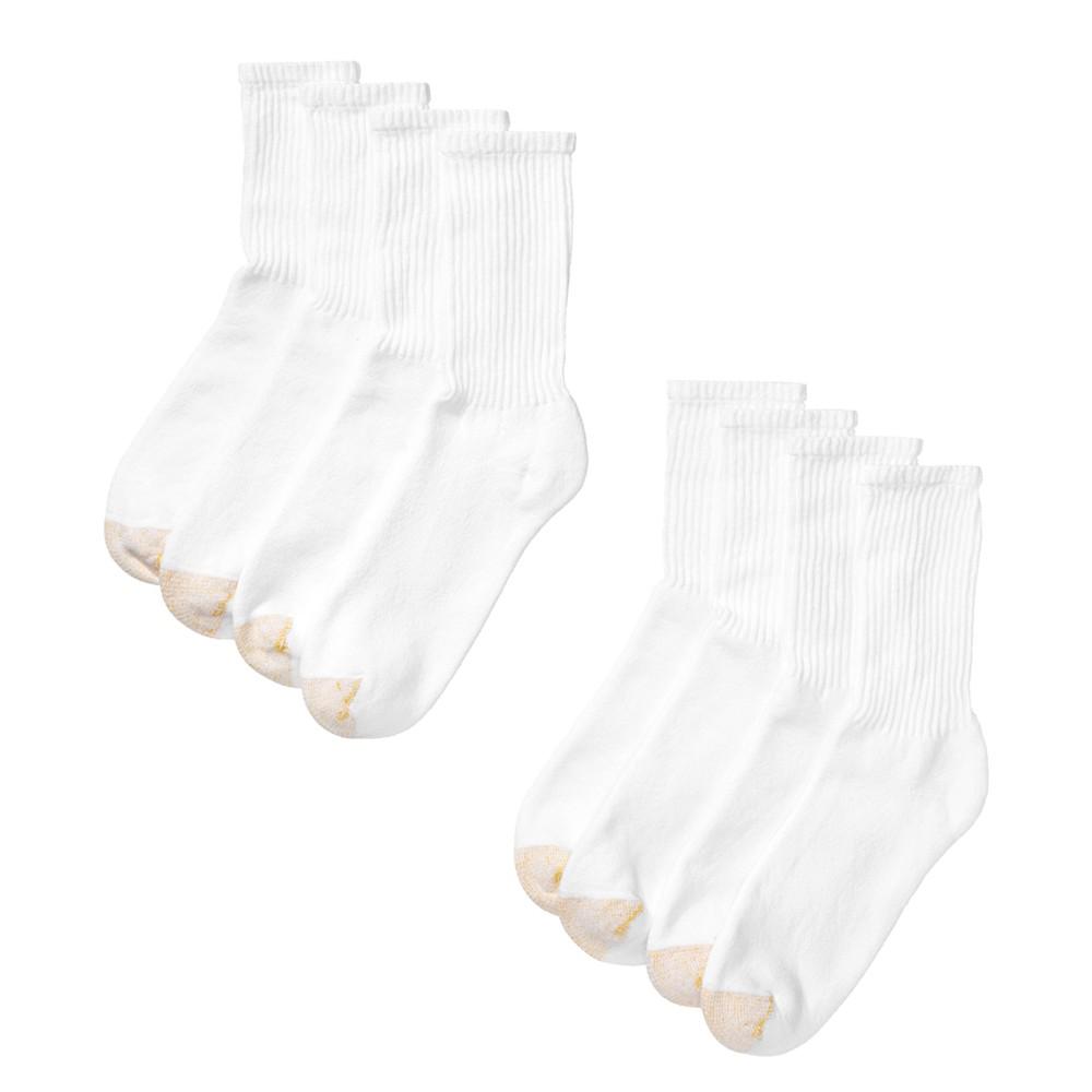 Gold Toe Men's 8-Pack Athletic Crew Socks