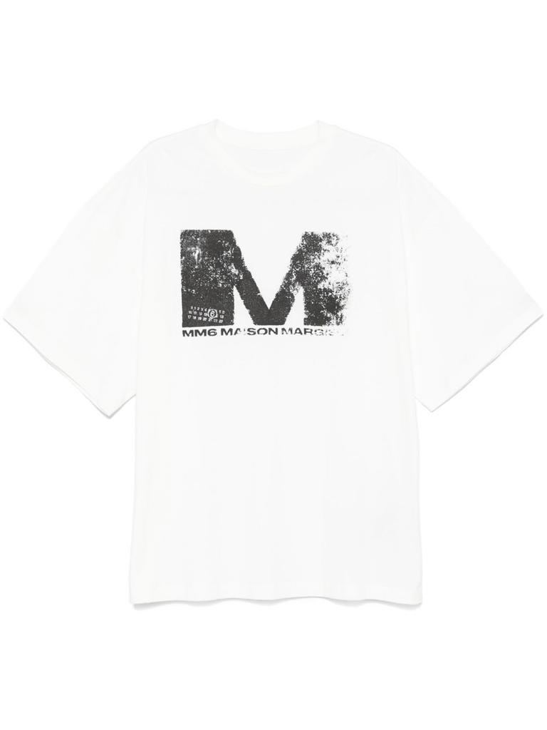 MM6 Maison Margiela Logo Print T-Shirt – On Sale Now with Up MM6 Maison Margiela Logo Print T-Shirt – On Sale Now with Up