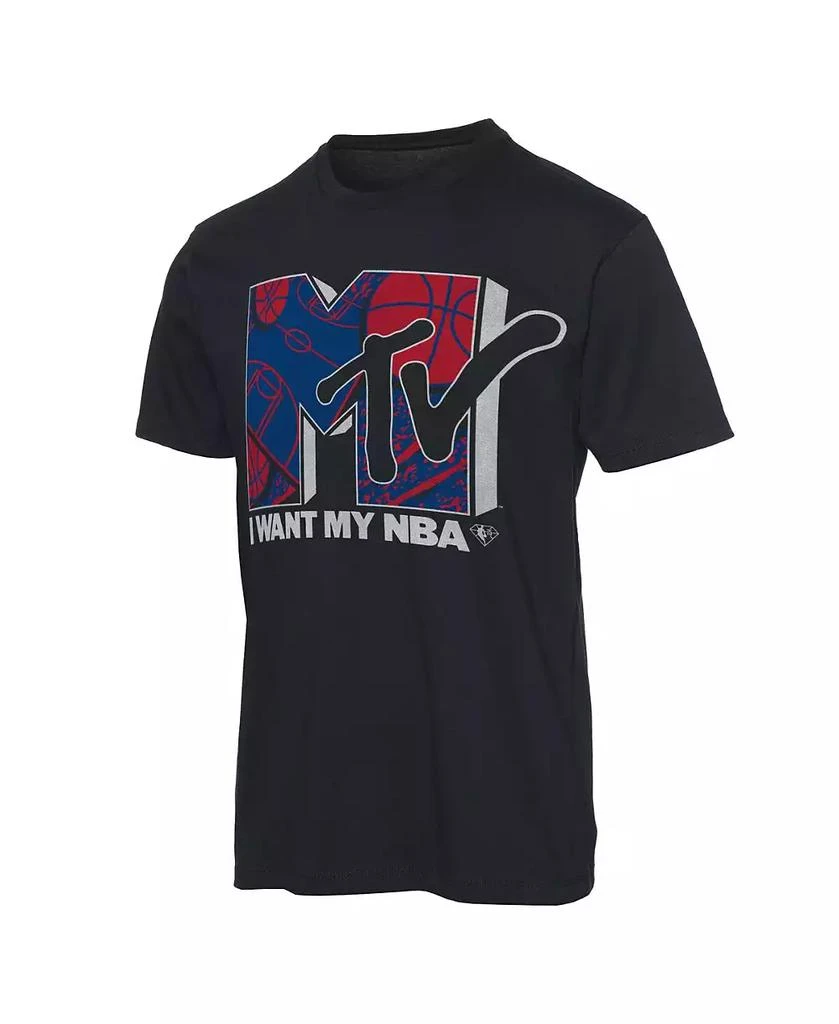 Junk Food Men's Black NBA x MTV I Want My T-shirt 3