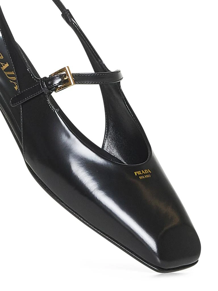 PRADA CALZATURE PRADA CALZATURE | Black leather slingback ballerinas | Women | 36 4
