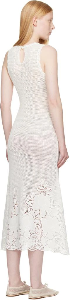 Erdem White Sleeveless Midi Dress 3