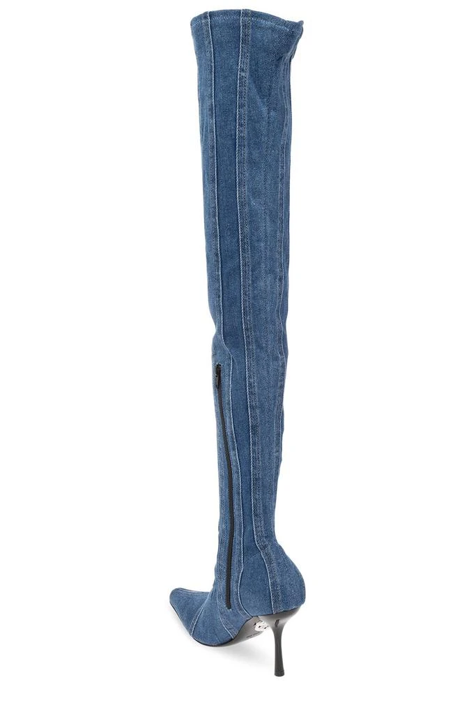 Diesel Diesel D-Eclipse Pointed Toe Denim Boots 3